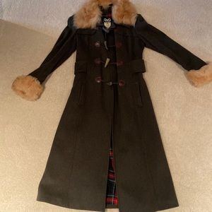 Vintage D& G military long coat. Made in Italy. Size 28/42